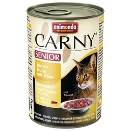 Katzen-Nassfutter »Carny«, Rind/Huhn/Käse, 400 g