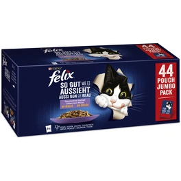 Katzennassfutter Gemischte Vielfalt, 44x85 g