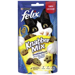 Katzensnack »Knabbermix«, Cheddar/Gouda/Edamer, 60 g