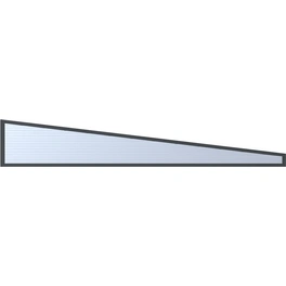 Keilfenster, Breite: 200 cm, Aluminium, anthrazit