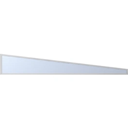 Keilfenster, Breite: 200 cm, Aluminium, weiß
