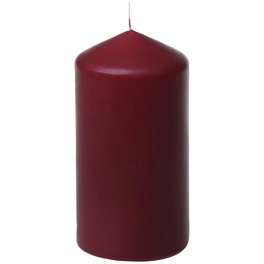 Kerze »glatte Ware«, altrot, einfarbig, 1 Stück