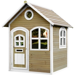 Kinderspielhaus »Julia«, BxHxT: 137 x 175 x 151 cm, Holz, braun/weiß