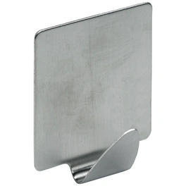 Klebehaken, Silber, 1-fach, Stahl, Silber, Stahl, 35 x 35 x 20 mm