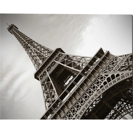Kunstdruck »Der Eiffelturm«, mehrfarbig, Alu-Dibond