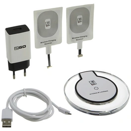 Ladestation, Weiß, Micro-USB, Apple Lightning 8 Pin