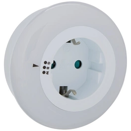 LED-Nachtlicht mit Dämmerungsautomatik weiß 1-flammig 1 W Ø 8 x 7 cm