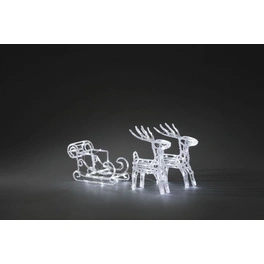 LED-Stern, Kunststoff, BxHxL: 28 x 40 x 59 cm, inkl. Leuchtmittel