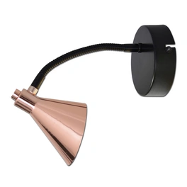 LED-Wandleuchte »Copper«, ∅xH: 13,5 x 19 cm, Metall