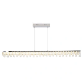 LED-Pendelleuchte »DIAMONDS«, BxHxL: 8 x 9 x 120 cm, Metall/Glas