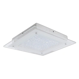 LED-Deckenleuchte »Glasgow«, ∅xH: 36 x 8 cm, Metall/Glas