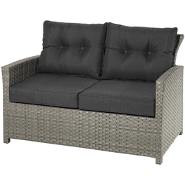 Loungesofa »Rios«, 2 Sitzplätze, Aluminium/Polyrattan,