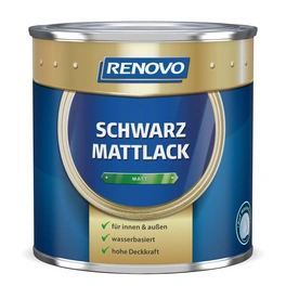 Mattlack, 375 ml, schwarz