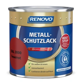 Metallschutzlack hochglänzend, feuerrot RAL 3000