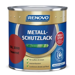 Metallschutzlack seidenmatt, feuerrot RAL 3000