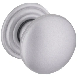 Möbelknopf, rund, Ø 22 x 21 mm, aluminiumfarben, Zinkdruckguss
