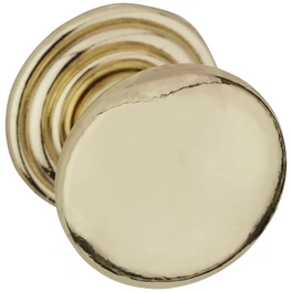 Möbelknopf, rund, Ø 22 x 21 mm, messingfarben, Zinkdruckguss