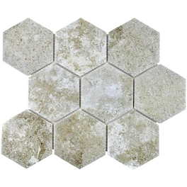 Mosaikfliese »Hexa«, BxL: 29,55 x 25,6 cm, Wandbelag/Bodenbelag