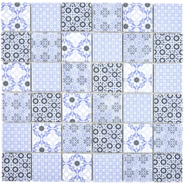 Mosaikfliese »Retro«, BxL: 29,7 x 29,7 cm, Wandbelag