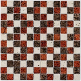 Mosaikmatte, BxL: 30 x 30 cm, Wandbelag