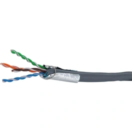 Netzwerkkabel, Cat5E, 25 m, grau