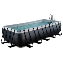 Pool »Black Leather Pools«, Breite: 335 cm, 13465 l, schwarz