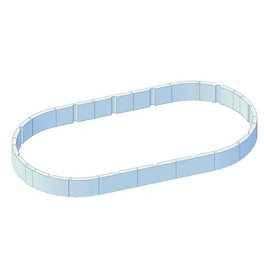 Pool-Protector, für Stahlwandbecken, oval