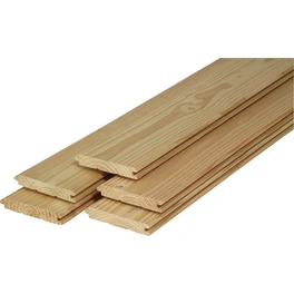 Profilholz, Fichte / Tanne, BxH: 9,6 x 200 cm, Stärke: 12,5 mm