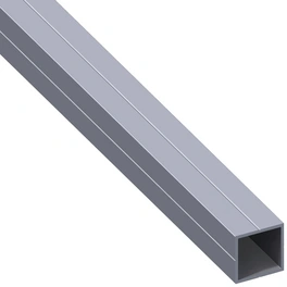 Quadratrohr, Combitech®, 1000 x 19,5 x 19,5 x 1,5 mm, Silber, Aluminium