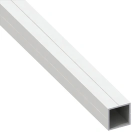 Quadratrohr, Combitech®, 1002 x 23,5 x 23,5 x 1,5 mm, Weiß, Aluminium
