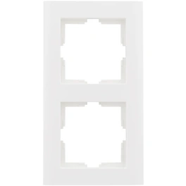 Rahmen 2-fach, Matrix, Weiß, 1,2 cm