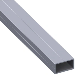 Rechteckrohr, Combitech®, 1000 x 19,5 x 19,5 x 1,5 mm, Silber, Aluminium