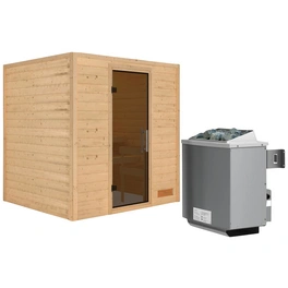 Sauna »Anja«, inkl. 9 kW Saunaofen mit integrierter Steuerung, für 3 Personen