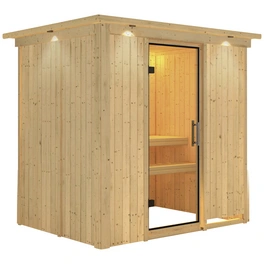 Sauna »Kircholm«, für 3 Personen, ohne Ofen