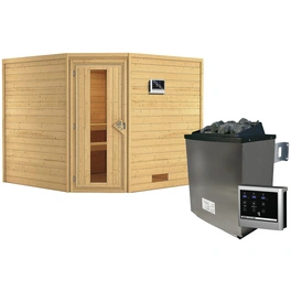 Sauna »Leona«, inkl. 9 kW Saunaofen mit externer Steuerung, für 4 Personen