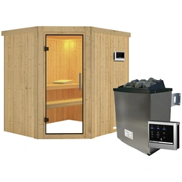 Sauna »Maardu«, inkl. 9 kW Saunaofen mit externer Steuerung, für 3 Personen