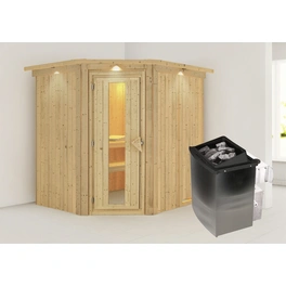 Sauna »Maardu«, inkl. 9 kW Saunaofen mit integrierter Steuerung, für 3 Personen