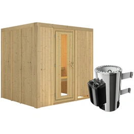 Sauna »Olai«, inkl. 3.6 kW Saunaofen mit integrierter Steuerung, für 3 Personen