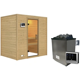Sauna »Sonja«, inkl. 9 kW Saunaofen mit externer Steuerung, für 3 Personen