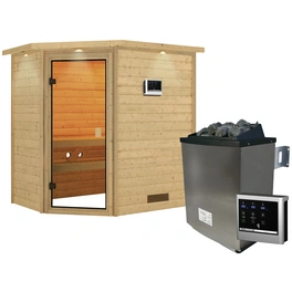 Sauna »Svea«, inkl. 9 kW Saunaofen mit externer Steuerung, für 3 Personen
