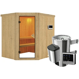 Sauna »Talsen«, inkl. 3.6 kW Saunaofen mit externer Steuerung, für 3 Personen