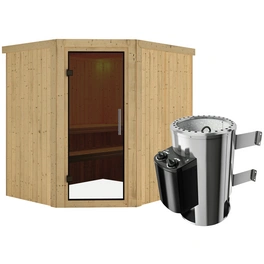 Sauna »Talsen«, inkl. 3.6 kW Saunaofen mit integrierter Steuerung, für 3 Personen