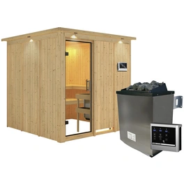 Sauna »Valga«, inkl. 9 kW Saunaofen mit externer Steuerung, für 4 Personen