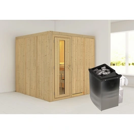 Sauna »Valga«, inkl. 9 kW Saunaofen mit integrierter Steuerung, für 4 Personen
