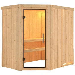 Sauna »Vijandi«, für 3 Personen, ohne Ofen