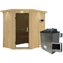 Sauna »Vijandi«, inkl. 9 kW Saunaofen mit externer Steuerung, für 3 Personen