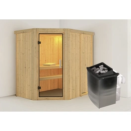 Sauna »Vijandi«, inkl. 9 kW Saunaofen mit integrierter Steuerung, für 3 Personen