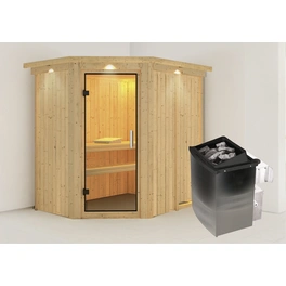 Sauna »Vijandi«, inkl. 9 kW Saunaofen mit integrierter Steuerung, für 3 Personen