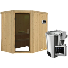 Sauna »Wenden«, inkl. 3.6 kW Saunaofen mit externer Steuerung, für 3 Personen