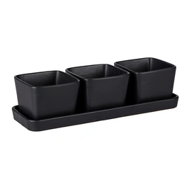 Schalen-Set »Black Outdoor Kitchen«, schwarz, geeignet für: Küche